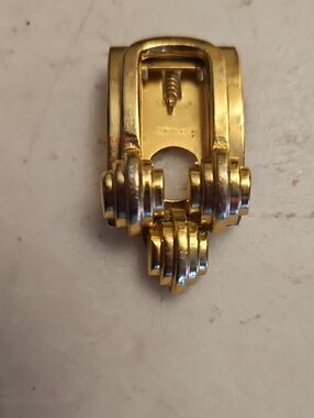 MONET Gold Tie/Lapel/Shoe Clip VINTAGE EUC